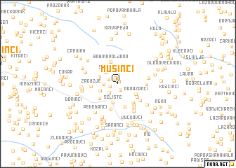 map of Musinci