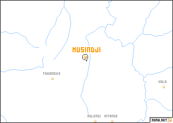 map of Musindji