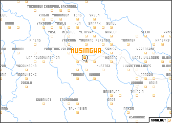 map of Musingwa