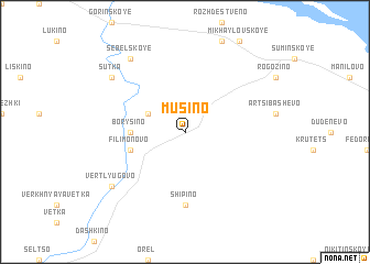 map of Musino