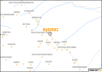 map of Mūsīraz