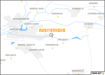 map of Musiyenkovo