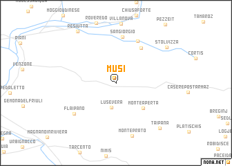 map of Musi