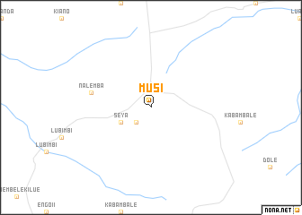 map of Musi