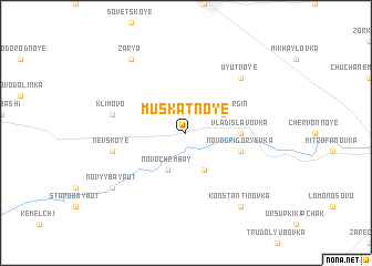 map of Muskatnoye