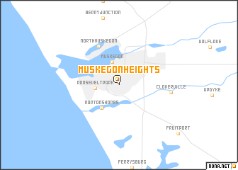 map of Muskegon Heights