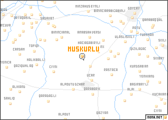 map of Müskürlü