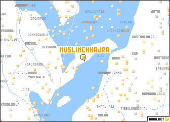 map of Muslim Chhajra