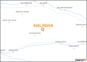 map of Muslimovka