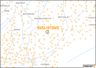 map of Muslim Town