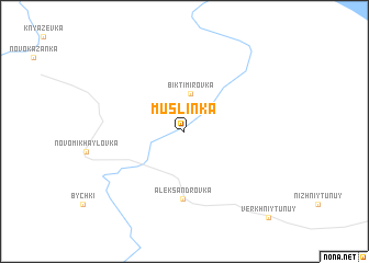 map of Muslinka