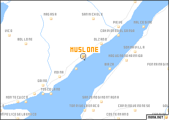 map of Muslone