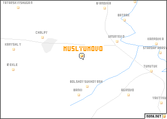 map of Muslyumovo