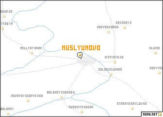 map of Muslyumovo