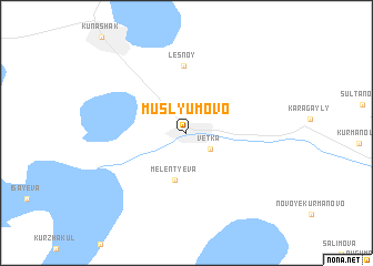 map of Muslyumovo