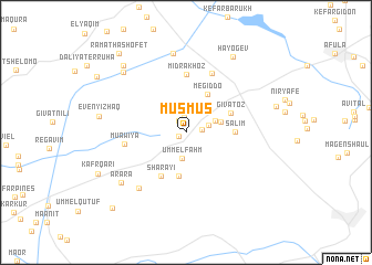 map of Muṣmuṣ