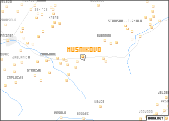 map of Mušnikovo