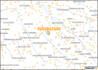 map of Mūso Buzdār