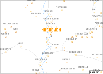 map of Musoejŏm