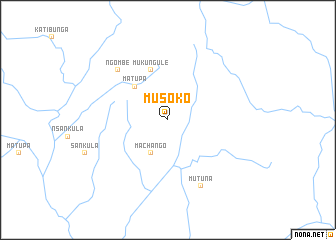 map of Musoko