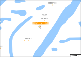 map of Musokwani