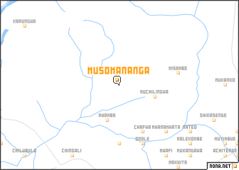 map of Musomananga