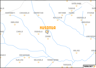 map of Musonda