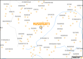 map of Musongati