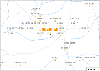map of Musonga
