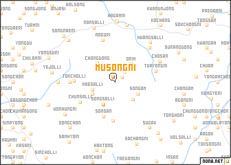 map of Musong-ni