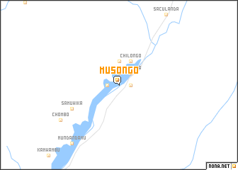 map of Musongo