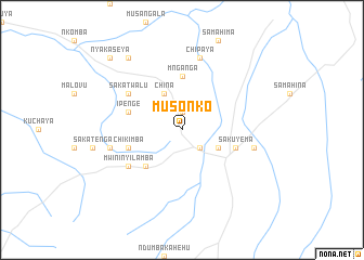 map of Musonko