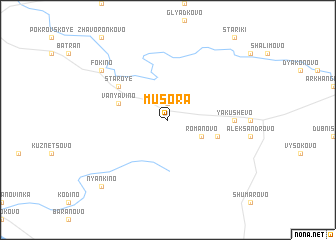 map of Musora