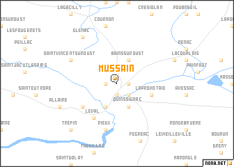 map of Mussain