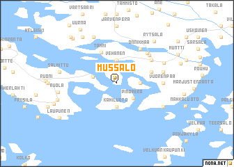 map of Mussalo