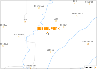 map of Musselfork