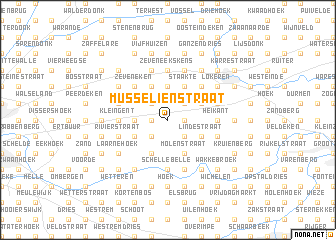 map of Musselienstraat