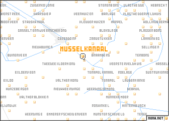 map of Musselkanaal