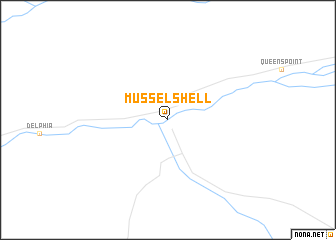 map of Musselshell