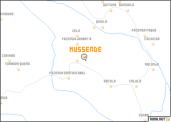 map of Mussende