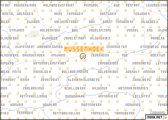 map of Mussenhoek