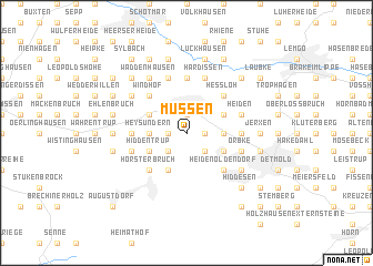 map of Müssen