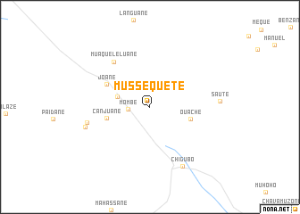 map of Mussequete