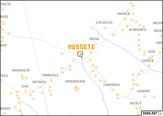 map of Mussete