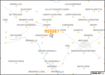 map of Mussey