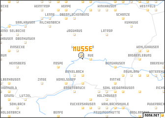 map of Müsse