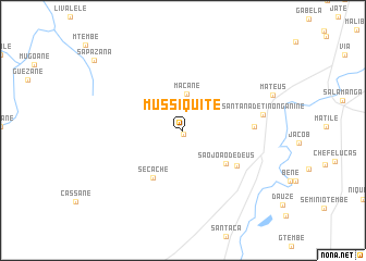 map of Mussiquite