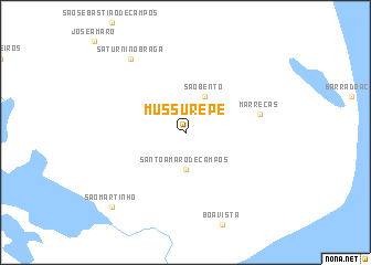 map of Mussurepe
