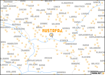 map of Mustafaj