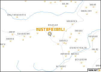 map of Mustafaxanlı